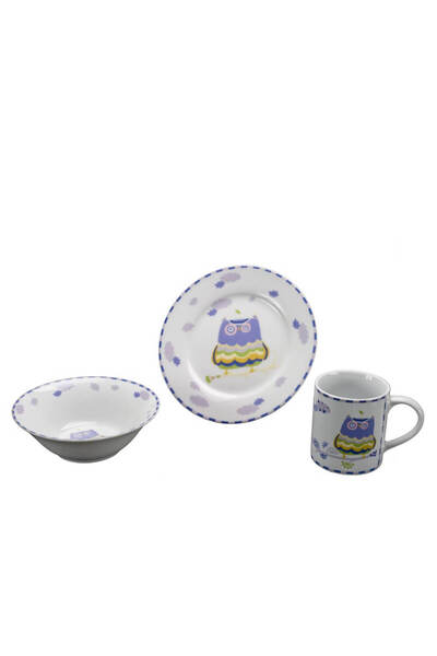 OEM Set din ceramica Forest Friends - Purple Owl