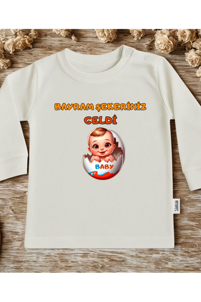 lupi Eid Candy Written Baby Bodysuit 100% Cotton Cotton