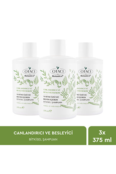 Otacı Botanics+ Canlandırıcı & Besleyici Bakım - 10 Bitki Özü ve Biotin İçere...