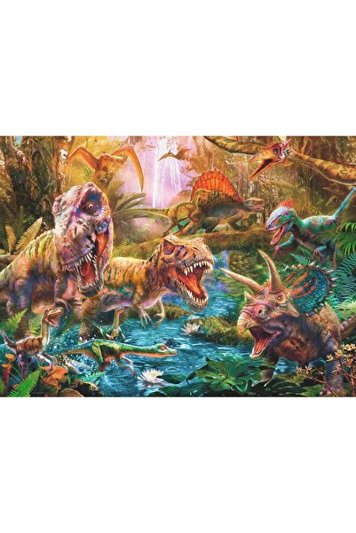 RAVENSBURGER Puzzle 150 pieces XXL - The Gathering of Dinosaurs (Ravensburger...