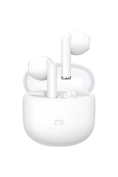 ZTE Buds 2, Autonomie 5 ore, Bluetooth 5.0, Alb