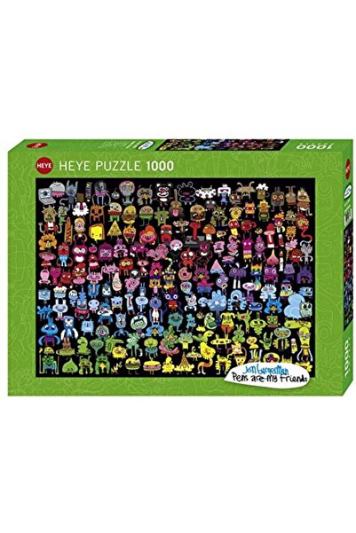Heye Puzzle - Jon Burgerman: Doodle Rainbow, 1000 pieces (57742)