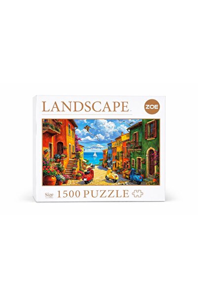 Zoe 1500 Piece Puzzle – Mediterranean Street (85X60 cm)