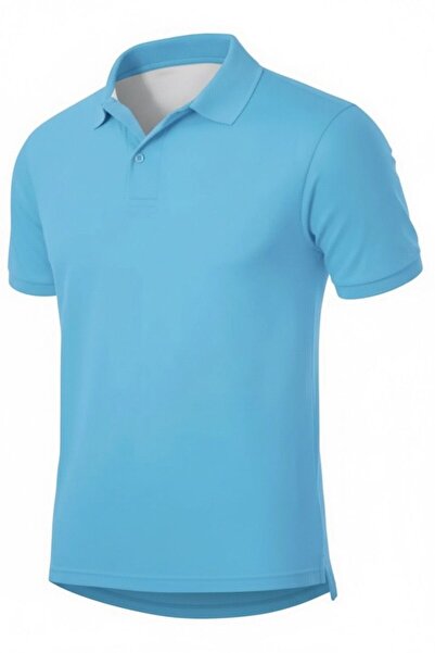 Zeta Group Tricou unisex pentru copii, culoare albastru deschis, cu mânecă sc...