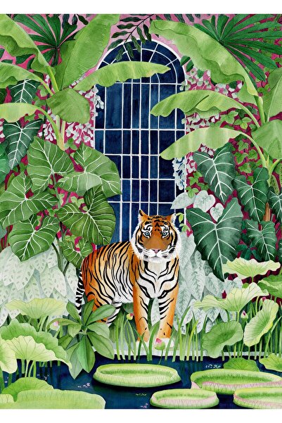 Pieces & Peace Puzzle 1000 pieces - Parkin Bex: Greenhouse Tiger (Pieces-and-...