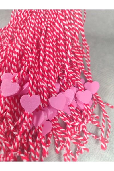 ZUV MARTENİÇKA BİLEKLİK KALP MODEL ÖZEL TASARIM 10'LU SET