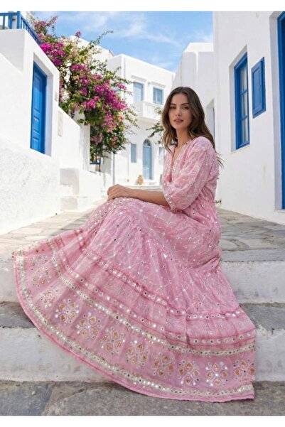 FeteRL NOOR LONG Dress Pink