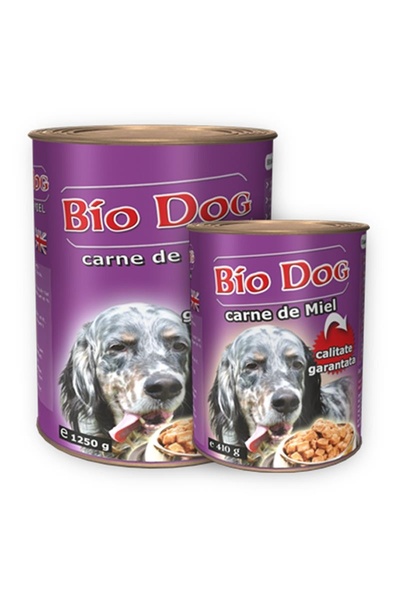 Biodog HRANA UMEDA PENTRU CAINI MIEL 410GR (24BUC/BAX)