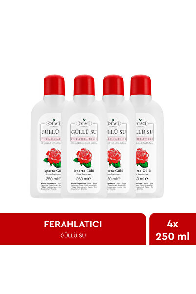 Otacı Güllü Su 250ML Dörtlü Paket