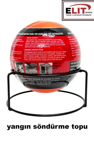 EKSEL Yangın Söndürme Topu ABC Tozlu