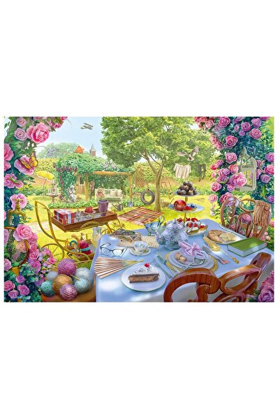 Schmidt Puzzle 1000 piese - Secret Puzzle - June's Journey - Tea in the garde...