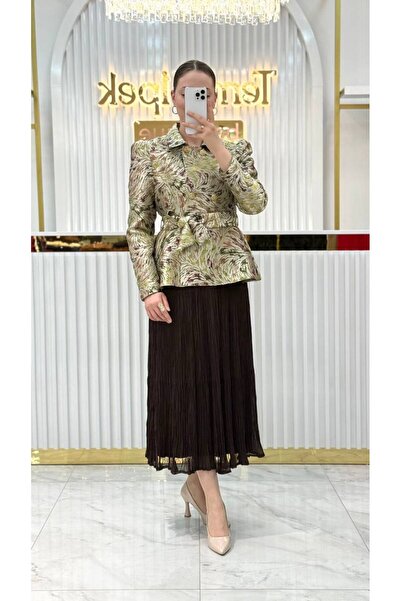 Ahsen Jakarlı Brokar Ceket