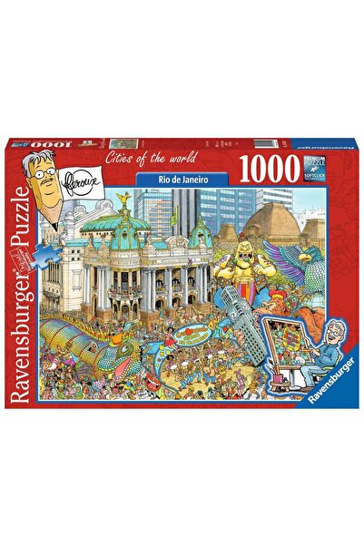 RAVENSBURGER Puzzle - Cities of the World - Fleroux - Rio de Janeiro, 1000 pi...
