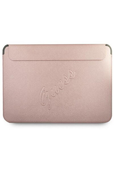 Guess PU Saffiano 13" Laptop Sleeve, Pink