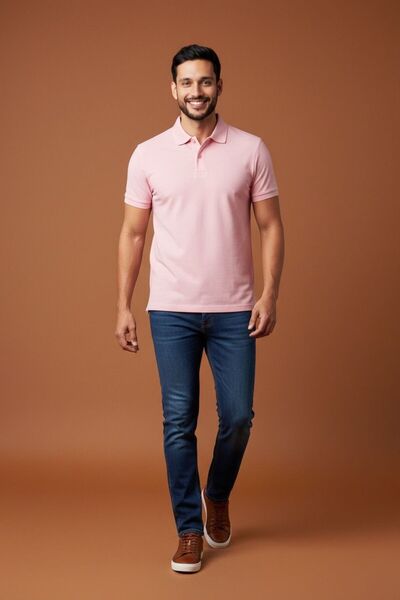 Astra Plus Tricou unisex pentru copii, culoare roz praf, cu mânecă scurtă și ...