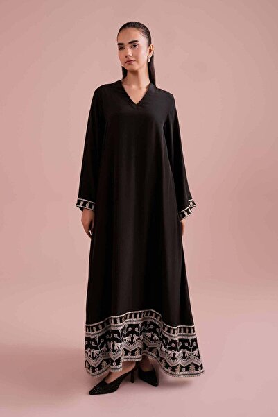 Nishat Linen Embroidered Dress - FE 26-38