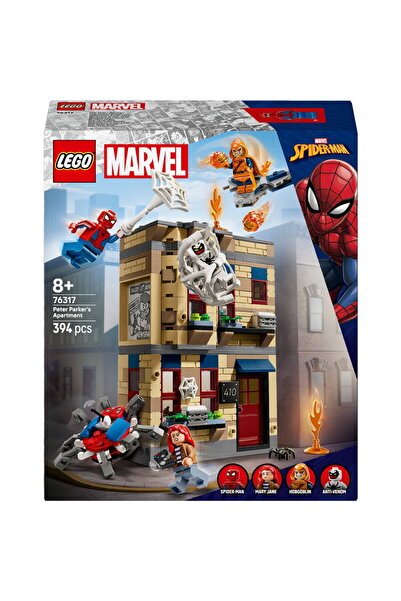 LEGO Marvel Apartamentul lui Peter Parker 394piese 8ani+
