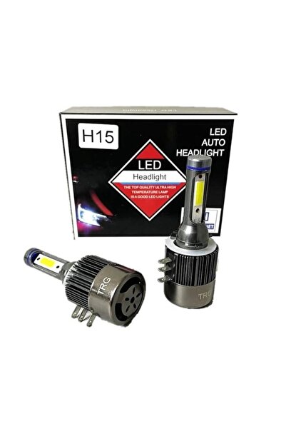 reyoto Ford Courier Gündüz Farı H15 Beyaz Led Xenon Far Ampulü 8000 Lümen 2 Adet
