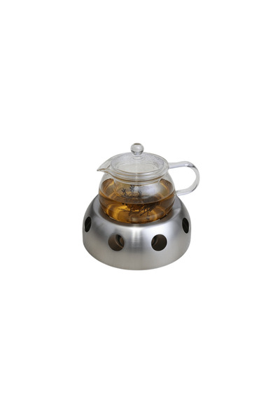 China Borosilicate Glass Tea Pot Set with Alcohol Stove