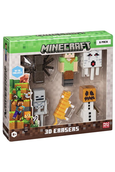 PMI Kids World Radiere 3D MINECRAFT - Pachet 6 cutii Deluxe, versiunea B