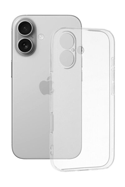 VERTEK Husa din Silicon compatibila cu Apple iPhone 17, Transparent