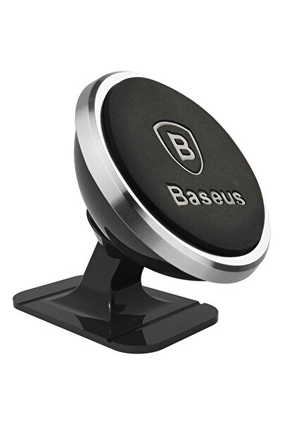 Baseus Magnetic car phone holder, SUCX140012, Black/Silver