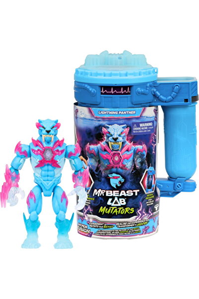 moose Toys MrBeast Lab Mutators S2 Mutation Chamber - Lightning Panther, toy ...
