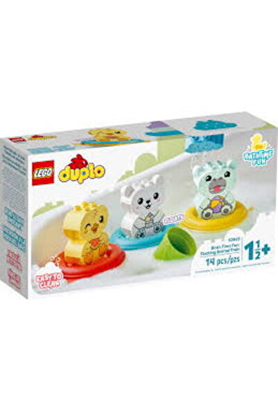 LEGO DUPLO la baie: Tren cu animale plutitoare 14piese 1 an+