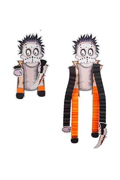 ACTION ONE Eventy Halloween decoration, zombie with extendable hands and legs...