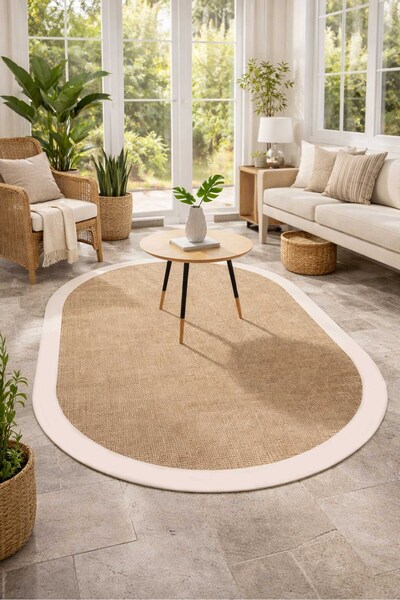 Qatalina Premium Kaymaz Taban Yıkanabilir Modern Dijital Baskı Mutfak Salon H...