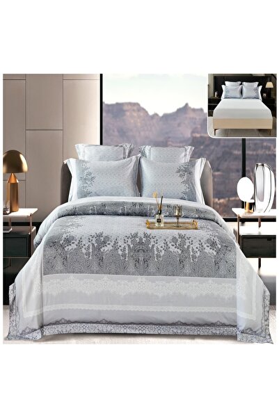 Casa Pucioasa Duvet Cover Set Set - 6 Pieces (PUCIOASA), Thick Satin with Str...
