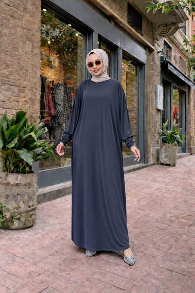 comstar Ženska premium udobna dugačka molitvena haljina od dimljenog materijala