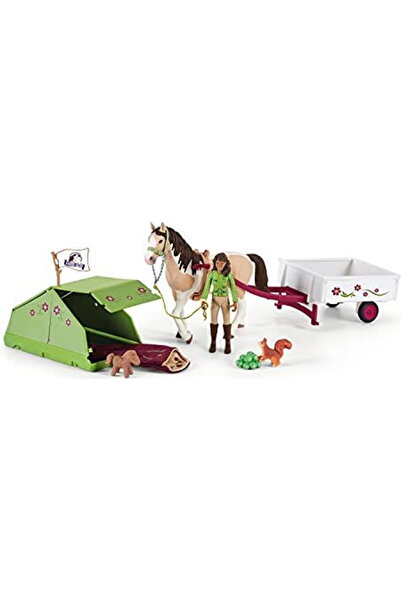 SCHLEICH Horse Club Sarah's camping trip, toy figure