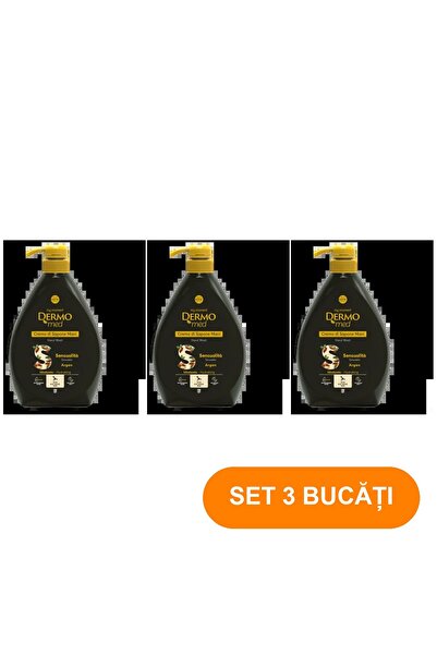 Dermomed Set of 3 DM Argan Hand Soap Cream with Pump, 1L Each (CS4044)