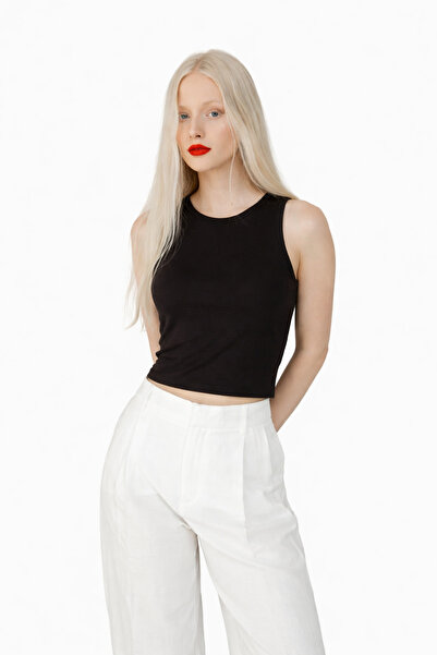 PIOVE Bluza sa bretele – Black Essence
