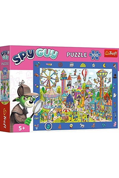Trefl Puzzle 100 pieces - Spy Guy - Amusement Park (Trefl-15592)