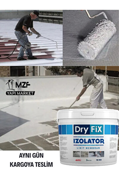 MZF Dryfix Elastomerik Reçine Esaslı Su Yalıtımı İzolator 18 kg UV'li Likit M...