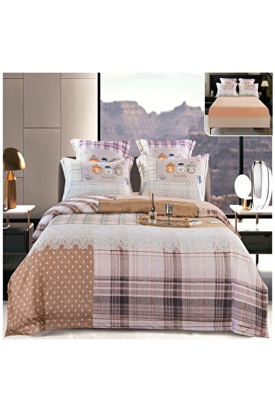 Casa Pucioasa Duvet Cover Set Set - 6 Pieces (PUCIOASA), Thick Satin with Str...