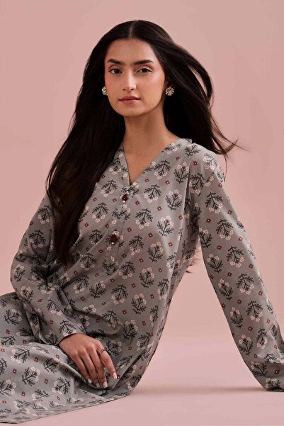 Nishat Linen 2 Piece - Printed Suit - PE 26-187