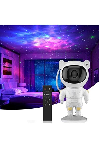SWIFTVEIN LED Astronaut Starry Sky LED Projector with Remote Control – White