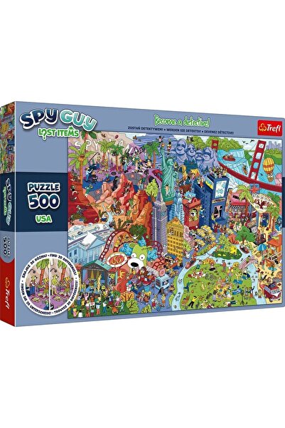 Trefl Puzzle 500 pieces - Spy Guy - Door (Trefl-37480)