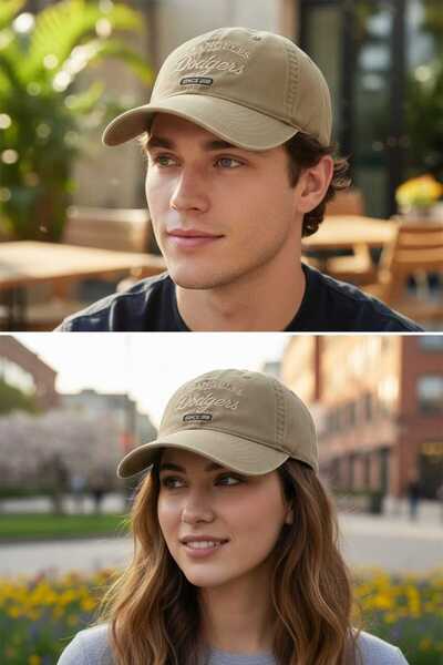 Aware Time Unisex Özle Washed Denim Cap Hat