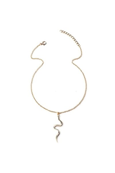 OEM Gold Women's Necklace, EVNC, Snake Pendant
