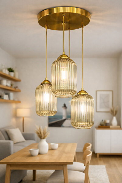 MINIMAL ETICARET VE BILGI TEKNOLOJILERI Lotus TRİO Transparent Black Plafonye...