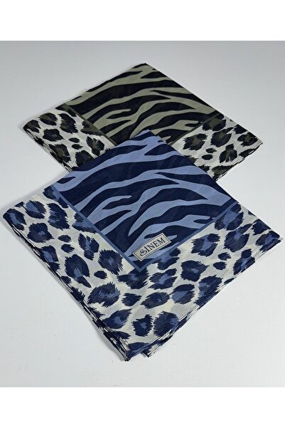 Sinem Eșarfă cu model zebră indiană, pachet de 2 -6293-01