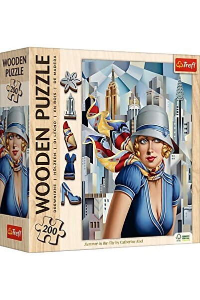 Trefl 200 piece wooden puzzle - Wooden Puzzle - Catherine Abel (Trefl-20251)
