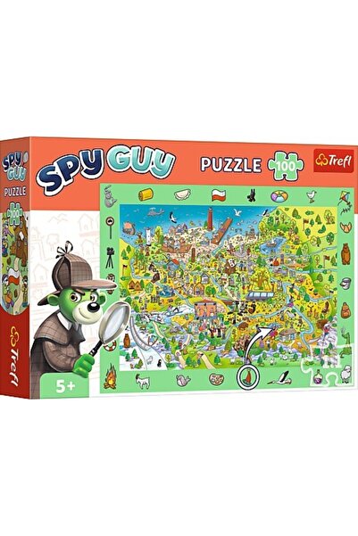 Trefl Puzzle 100 piese - Spy Guy - Regatul Unit (Trefl-15596)