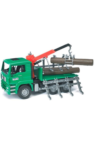 Bruder Camion MAN pentru transportul lemnelor din seria profesională cu macar...