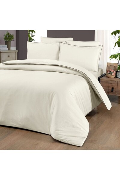 First Choice Luxury premium satin bed linen La Romano, First Choice, Lucca Cream