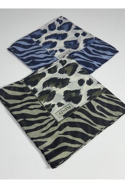 Sinem İndia L Leopard Printed 2-Pack Scarf -6294-05